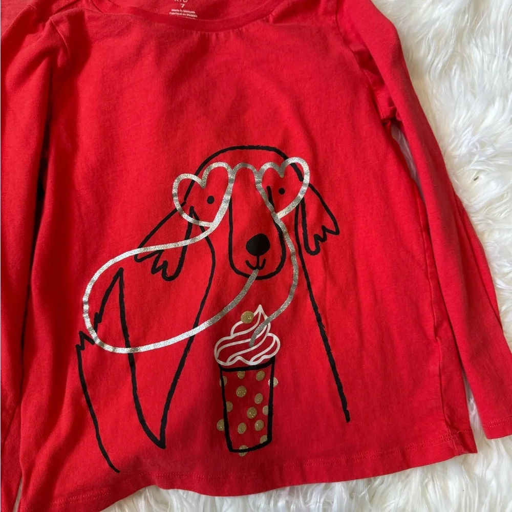 OshKosh B'gosh and Carter’s Red Long Sleeve Tee